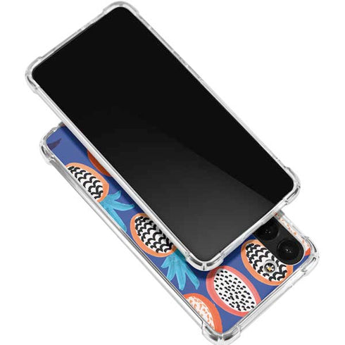 Bouffants and Broken Hearts Weird Fruits Galaxy S24 FE Clear Case